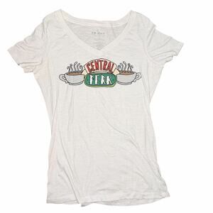 FRIENDS Central Perk V Neck Tee Size S